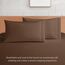 Elegant Comfort 4-teiliges Bettwäsche-Set, luxuriöse Bettwäsche aus 1500 Premium-Mikrofaser, Hotelqualität, rundum elastisch, 45,7-61 cm tiefes Spannbetttuch, extra Tiefe Bettlaken, Kingsize, Taupe