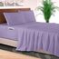 Elegant Comfort Luxus-Bettwäsche-Set, 4-teilig, 1500, hochwertige Mikrofaser, Rundumgummi, 45,7 - 61 cm tiefes Spannbetttuch, extra tiefe Bettlaken, Full, Violett