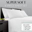 Danjor Linens Bettlaken-Set, King-Size für Heißschläfer, Hotel-Premium-Bettlaken mit 4 Kissenbezügen, leichte, gebürstete Mikrofaser, tiefe Taschen, atmungsaktiv, kühlend, 6-teiliges Bettwäsche-Set