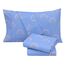 RUVANTI Bettlaken-Set aus 100 % Baumwolle, atmungsaktive Perkal-Webart, 40,6 cm tiefe Taschen, Hotelstandard, angenehm kühl, langlebig, Blumendesign, Einzelbett XL, 3-teilig, Baby-Regenbogen