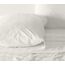 RUVANTI Bettlaken-Set aus 100% Baumwolle, atmungsaktive Perkal-Webart, 40,6 cm Tiefe Taschen, Hotelstandard, angenehm kühl, langlebig, einfarbig, Doppelbett, 4-teilig, Elfenbein