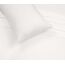 RUVANTI Bettlaken aus 100% Baumwolle für Queen-Size-Bett, knusprig, kühlendes Perkal-Bettlaken, atmungsaktiv und langlebig, Queen-Size-Bettlaken-Set, Tiefe Tasche 38,1 cm, gebrochenes Weiß, 4-teilig