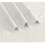 RUVANTI Bettlaken-Set aus 100% Baumwolle, atmungsaktive Perkal-Webart, 40,6 cm Tiefe Taschen, Hotelstandard, angenehm kühl, langlebig, einfarbig, Doppelbett, 4-teilig, Elfenbein