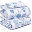 RUVANTI Bettlaken-Set aus 100 % Baumwolle, atmungsaktive Perkal-Webart, 40,6 cm tiefe Taschen, Hotelstandard, angenehm kühl, langlebig, Blumendesign, Einzelbett, 3-teilig, Monotone