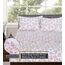 RUVANTI Bettlaken-Set aus 100 % Baumwolle, atmungsaktive Perkal-Webart, 35,6 cm tiefe Taschen, Hotelstandard, angenehm kühl, langlebig, Blumendesign, California-King-Size, 4-teilig, Bloomex