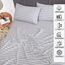 RUVANTI Bettwäsche-Set für King-Size-Betten aus 100% Baumwolle, 4-teilig, weich und atmungsaktiv, Perkal-Bettwäsche, Tiefe Tasche, 40,6 cm, Hotelstandard, kühles Gefühl, langlebig, perfektes