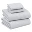 RUVANTI Bettlaken-Set aus 100% Baumwolle, atmungsaktive Perkal-Webart, 35,6 cm Tiefe Taschen, Hotelstandard, angenehm kühl, langlebig, einfarbig, California-King-Size, 4-teilig, Leises Grau