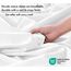 RUVANTI 100% Cotton Bed Sheets, 4 Pcs Bed Sets, Full Sheets Off White, 300 Thread Count Satin, Soft, Breathable, Deep Pocket Cooling Bedding Sheets Set Include 1 Flat, 1 Fitted Sheet, 2 Pillowcase
