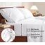 RUVANTI 100% Cotton Bed Sheets, 4 Pcs Bed Sets, Full Sheets Off White, 300 Thread Count Satin, Soft, Breathable, Deep Pocket Cooling Bedding Sheets Set Include 1 Flat, 1 Fitted Sheet, 2 Pillowcase
