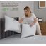 RUVANTI Bettlaken-Set aus 100% Baumwolle, atmungsaktive Perkal-Webart, 40,6 cm Tiefe Taschen, Hotelstandard, angenehm kühl, langlebig, einfarbig, Doppelbett, 4-teilig, Leises Grau
