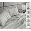 RUVANTI Bettlaken-Set aus 100 % Baumwolle, atmungsaktive Perkal-Webart, 40,6 cm tiefe Taschen, Hotelstandard, angenehm kühl, langlebig, einfarbig, Einzelbett XL, 3-teilig, Silber