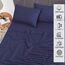 RUVANTI Bettwäsche-Set für Doppelbetten aus 100% Baumwolle, 3-teilig, weich und atmungsaktiv, Perkalgewebe, Tiefe Tasche, 40,6 cm, Hotelstandard, frisches, kühles Gefühl, langlebig, perfekt