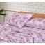 RUVANTI Bettwäsche aus 100% Baumwolle, 4-teiliges Bettwäscheset, rosa Blumendruck, King-Size-Bettwäsche, weich, atmungsaktiv, Tiefe Taschen, 1 Spannbettlaken, 2 Kissenbezüge.