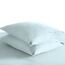 Pizuna Baumwoll-Kissenbezug für King-Size-Bett, Fadenzahl 400, 100 % langstapelige Baumwollsatin, mit 20 cm Klappe (100 % Baumwolle, King-Size-Kissenbezüge, Babyblau), 2 Stück