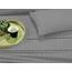 Elegant Comfort Luxuriöse weiche Bettlaken Dobby Stripe 1500, Premium-Hotelqualität, Mikrofaser, Weichheit, Knitter- und lichtbeständig (4-teilig), Bettwäscheset, Twin XL, gestreift, Platingrau