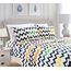 Elegant Comfort Luxuriöse, weiche Bettwäsche, Chevron-Muster, 1500, hochwertige Hotelqualität, Mikrofaser, weich, Knitter- und lichtbeständig (4-teilig), Doppelbett/Doppelbett, Größe XL,