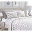 Elegant Comfort Luxuriöses, weiches Bettlaken, Chevron-Muster, 1500, hochwertige Hotelqualität, Mikrofaser, weich, Knitter- und lichtbeständig (6-teilig), Kingsize-Bett, Grau