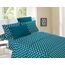 Elegant Comfort Luxuriöse, weiche Bettwäsche mit Bloomingdale-Muster – 1500 Premium-Mikrofaser in Hotelqualität, Weichheit, Knitter- und lichtbeständig (6-teilig), komplettes Bettwäsche-Set, Blaugrün