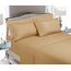 Elegant Comfort Luxuriöse, weiche Bettwäsche, 1500, hochwertige Hotelqualität, Mikrofaser, weich, Knitter- und lichtbeständig (6-teilig), Kingsize-Bett, Medaillon-Gold