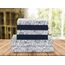 Elegant Comfort Luxuriöse weiche Bettwäsche mit Paisleymuster – 1500 Premium-Hotelqualität, Mikrofaser, weich, Knitter- und lichtbeständig, 4-teilig, Twin/Twin XL, Marineblau