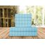 Elegant Comfort Luxuriöse, weiche Bettwäsche Dobby Stripe 1500, Premium-Hotelqualität, Mikrofaser, Weichheit, Knitter- und lichtbeständig (4-teilig), Doppelbett-Bettwäsche-Set, gestreift, Aquablau