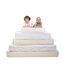 Elegant Comfort Luxuriöse weiche Bettlaken, Vierpass-Muster, 1500 Premium-Hotelqualität, Mikrofaser, Weichheit, Knitter- und lichtbeständig, 6-teilig, Queen-Size-Bett, Joyful Orange