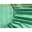 Elegant Comfort Luxuriöse, weiche Bettwäsche Dobby Stripe 1500, Premium-Hotelqualität, Mikrofaser, Weichheit, Knitter- und lichtbeständig (4-teilig), Doppelbett-Bettwäsche-Set, gestreift, Aquamarin