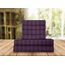 Elegant Comfort Luxuriöse, weiche Bettlaken Dobby Stripe 1500, Premium-Hotelqualität, Mikrofaser, Weichheit, Knitter- und lichtbeständig (6-teilig), Kingsize-Bett, Sangria-Violett