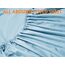 Elegant Comfort Luxuriöse weiche Bettlaken Dobby Stripe 1500, Premium-Hotelqualität, Mikrofaser, Weichheit, Knitter- und lichtbeständig (4-teilig), Bettwäscheset, Twin XL, gestreift, Aquablau