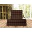 Elegant Comfort Luxuriöses, weiches Bettlaken, Dobby Stripe 1500, Premium-Hotelqualität, Mikrofaser, Weichheit, Knitter- und lichtbeständig (6-teilig), Queen-Size-Bett, Espresso-Braun