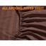 Elegant Comfort Dobby Stripe 1500 Luxuriöse, weiche Bettwäsche, Premium-Hotelqualität, Mikrofaser, Weichheit, Knitter- und lichtbeständig (6-teilig), California-King-Size-Bett, Espressobraun