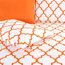 Elegant Comfort Luxuriöse weiche Bettlaken, Vierpass-Muster, 1500 Premium-Hotelqualität, Mikrofaser, Weichheit, Knitter- und lichtbeständig, 6-teilig, Queen-Size-Bett, Joyful Orange