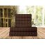 Elegant Comfort Luxuriöse, weiche Bettlaken Dobby Stripe 1500, Premium-Hotelqualität, Mikrofaser, Weichheit, Knitter- und lichtbeständig (4-teilig) Bettwäsche-Set, Twin, gestreift, Espresso-Braun