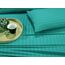 Elegant Comfort Luxuriöse, weiche Bettwäsche Dobby Stripe 1500, Premium-Hotelqualität, Mikrofaser, Weichheit, Knitter- und lichtbeständig (4-teilig), Doppelbett-Bettwäsche-Set, gestreift, Santorini