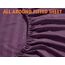 Elegant Comfort Luxuriöse, weiche Bettlaken Dobby Stripe 1500, Premium-Hotelqualität, Mikrofaser, Weichheit, Knitter- und lichtbeständig (4-teilig), Twin, gestreift, Sangria-Violett
