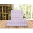 Elegant Comfort Luxuriöses, weiches Bettlaken, Dobby Stripe 1500, Premium-Hotelqualität, Mikrofaser, Weichheit, Knitter- und lichtbeständig (6-teilig), Doppelbett-Bettwäsche-Set, Lavendel