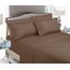 Elegant Comfort Luxuriöse weiche Bettlaken, 1500, Premium-Hotelqualität, Mikrofaser, weich, Knitter- und lichtbeständig, 6-teilig, California King, warmes Taupe