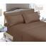 Elegant Comfort Luxuriöse weiche Bettlaken, 1500, Premium-Hotelqualität, Mikrofaser, Weichheit, Knitter- und lichtbeständig, 4-teilig, Twin/Twin XL, warmes Taupe