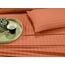 Elegant Comfort Luxuriöse, weiche Bettlaken Dobby Stripe 1500, Premium-Hotelqualität, Mikrofaser, Weichheit, Knitter- und lichtbeständig (4-teilig) Bettwäsche-Set, Twin, Stripe Cooper
