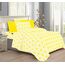 Elegant Comfort Luxuriöse weiche Bettlaken, Würfelmuster – 1500 Premium-Hotelqualität, Mikrofaser, Weichheit, Knitter- und lichtbeständig, 6-teilig, Gelb