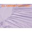 Elegant Comfort Luxuriöses, weiches Bettlaken, Dobby Stripe 1500, Premium-Hotelqualität, Mikrofaser, Weichheit, Knitter- und lichtbeständig (6-teilig), Doppelbett-Bettwäsche-Set, Lavendel