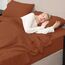 Mejoroom Queen-Size-Bettlaken-Set, luxuriöse Hotel-Bettwäsche und Kissenbezüge, Spannbettlaken mit tiefen Taschen, weich, atmungsaktiv, knitter- und lichtbeständig, 4-teilig (Queen, Terrakotta)