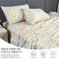 Bedlifes Bettwäsche-Set für Doppelbett, ultraweich, atmungsaktiv, seidige Blume, tiefe Taschen, 100 % Mikrofaser, 3-teiliges Bettwäsche-Set für Doppelbetten mit Blumenmuster
