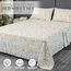 Bedlifes Bettwäsche-Set für Kingsize-Bett, ultraweich, atmungsaktiv, seidige Blumen, tiefe Taschen, 100 % Mikrofaser, 4-teilig, King-Size-Größe mit Blumenmuster