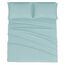 Mejoroom Queen-Size-Bettlaken-Set – Hotel Luxus 1800 Bettlaken und Kissenbezüge – Spannbettlaken mit tiefen Taschen, hypoallergen, farbecht – 4-teilig (Queen, Meeresschaum)