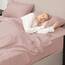 Mejoroom King-Size-Bettlaken, Fadenzahl 1800, Luxus-Kingsize-Bettlaken mit 38.1 cm tiefer Tasche, Premium-Bettwäsche-Kollektion, extra weich, atmungsaktiv, 4-teilig (Kingsize, Dusty Pink)