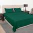 Mejoroom Queen-Size-Bettlaken-Set, luxuriöse Hotel-Bettwäsche und Kissenbezüge für 1800, tiefes Spannbetttuch, weich, atmungsaktiv, knitter- und lichtbeständig, 4-teilig (Queen, Smaragdgrün)