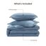 Litanika Bettwäsche-Set für Queen-Size-Betten, 3-teilig, leicht, einfarbig, Flauschiges Bettwäsche-Set für alle Jahreszeiten (228 x 228 cm Bettdecke und 2 Kissenbezüge)
