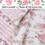 Cozy Line Home Fashions Romantisches Bettwäsche-Set, Pfingstrose, Blumenmuster, 100% Baumwolle, wendbar, Bettdecke, Tagesdecke (rosa Pfingstrose, Queen-Size-Bett)