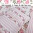 Cozy Line Home Fashions Romantische rosa Pfingstrosen-Flora-Baumwolle, wendbar, Bettdecke, Tagesdecke (rosa Pfingstrose, King-Size-Bett)